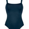 Damen Maryan Mehlhorn | Square-Shape Swimsuit Deep Ocean