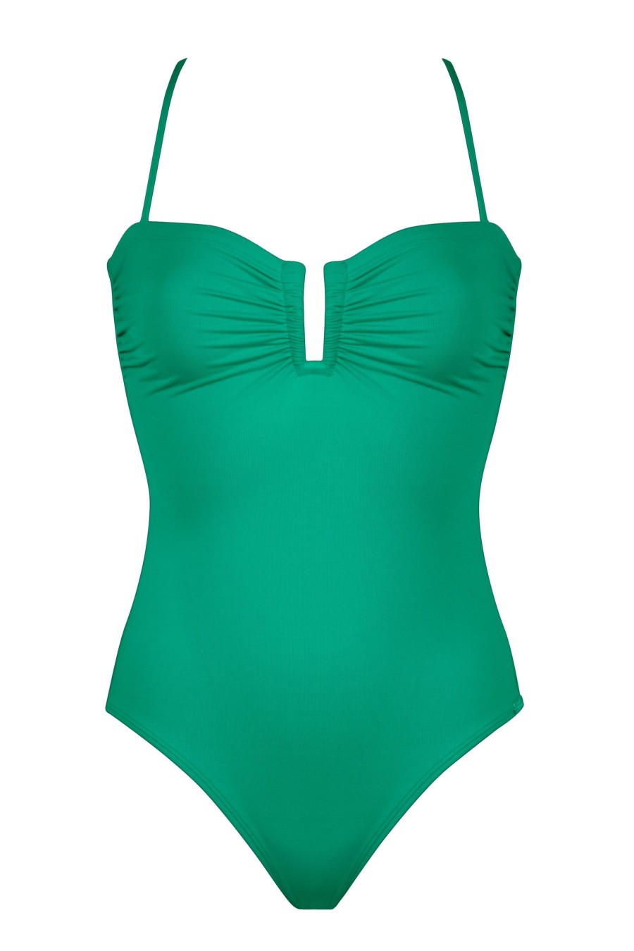 Damen Maryan Mehlhorn | Bandeau Swimsuit Verdant