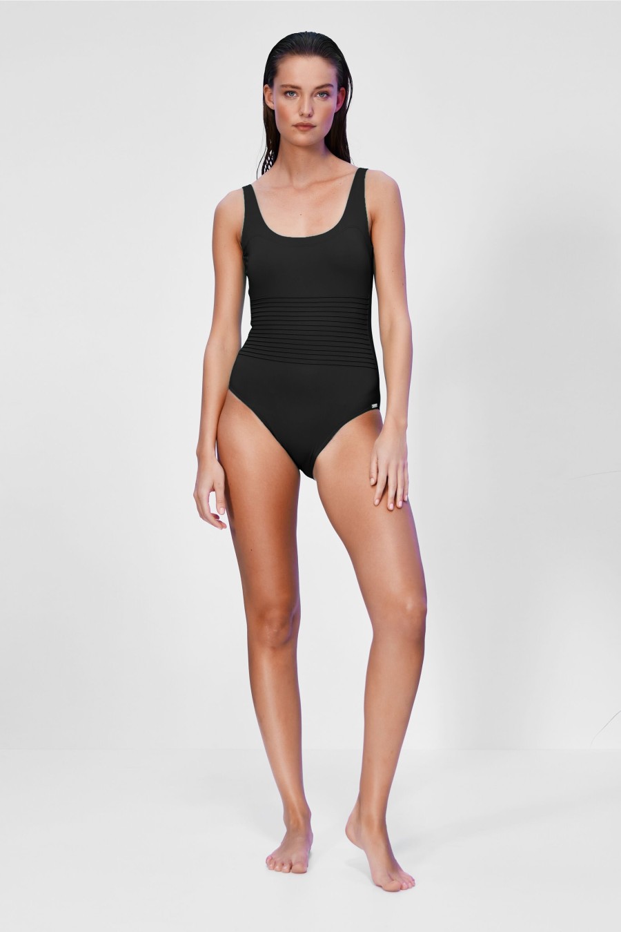 Damen Maryan Mehlhorn | Tank Swimsuit Black