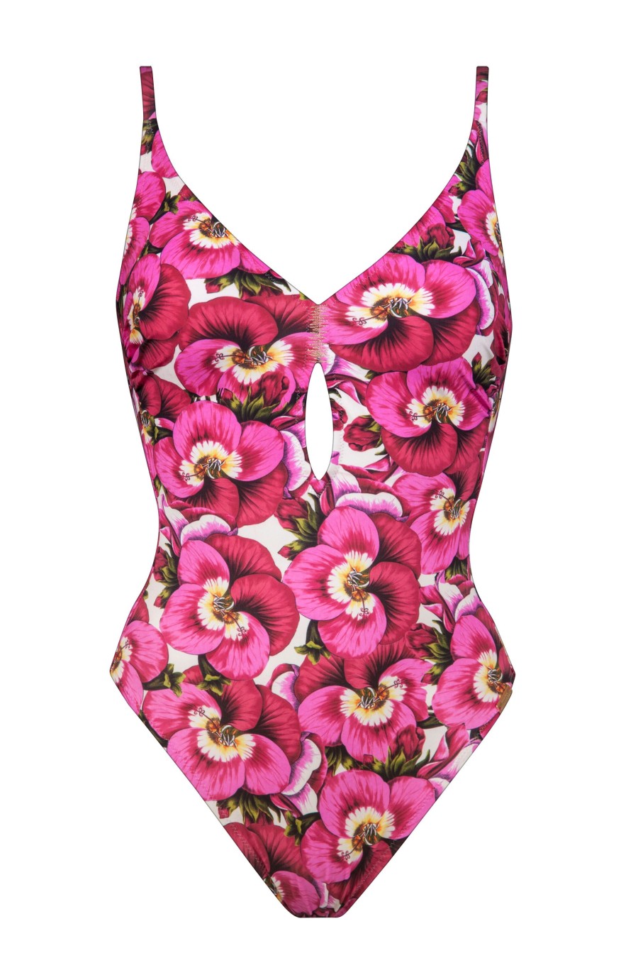 Damen Maryan Mehlhorn | Cut-Out Swimsuit Pansy Pink