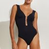 Damen Maryan Mehlhorn | Corsetry Swimsuit Black