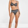 Damen Maryan Mehlhorn | Underwire Top|Adjustable Bottoms Black-White