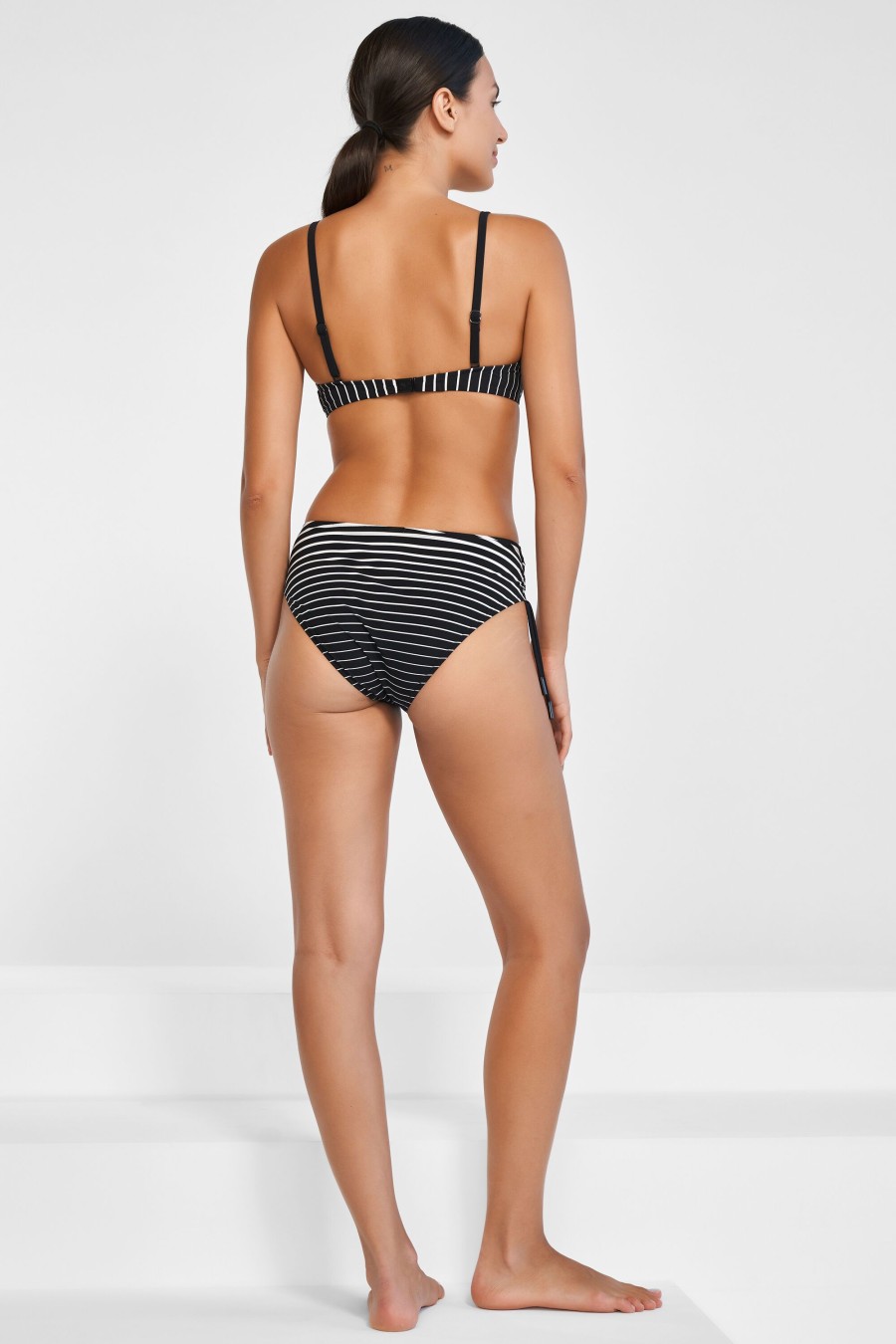 Damen Maryan Mehlhorn | Underwire Top|Adjustable Bottoms Black-White