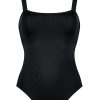 Damen Maryan Mehlhorn | Square-Shape Swimsuit Black