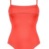 Damen Maryan Mehlhorn | Minimalist-Cut Swimsuit Magma