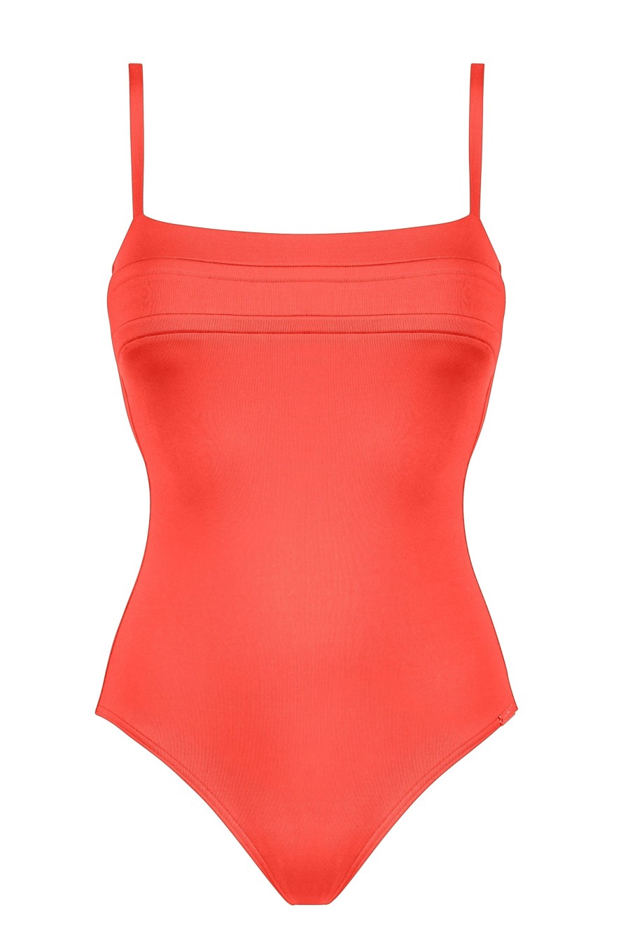 Damen Maryan Mehlhorn | Minimalist-Cut Swimsuit Magma