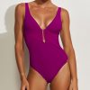 Damen Maryan Mehlhorn | V-Neck Swimsuit Piony