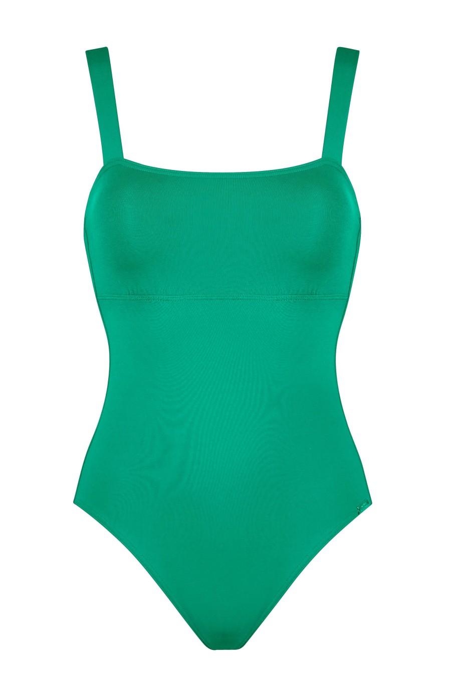 Damen Maryan Mehlhorn | Square-Shape Swimsuit Verdant